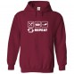 Eat Sleep Swim Repeat Unisex Novelty Kids and Adults Pullover Hoodie For Swimmers 